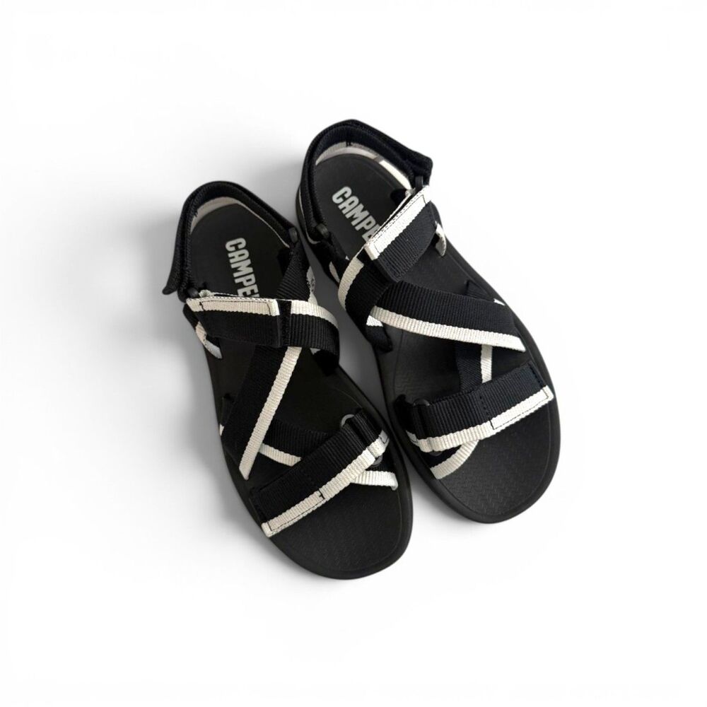 Camper Match K201325-001 Black Sandals for Women, New! Size EU 39, US 9